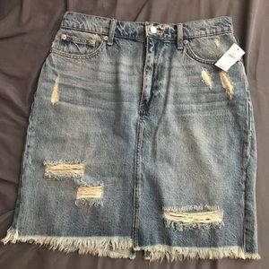 gap denim skirt